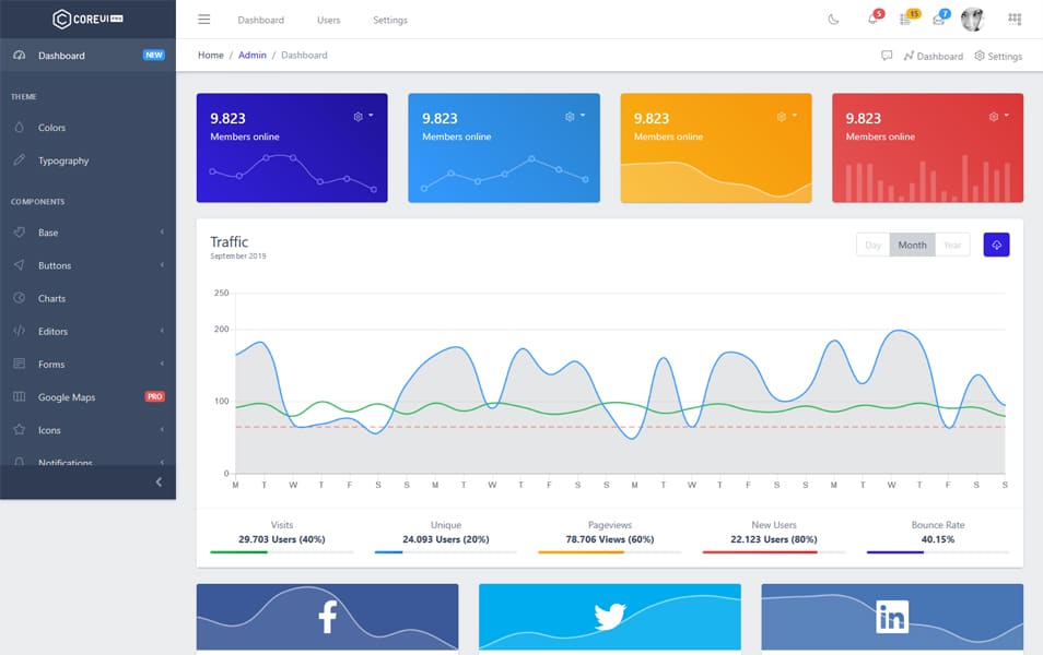 CoreUI Free Bootstrap Admin Template