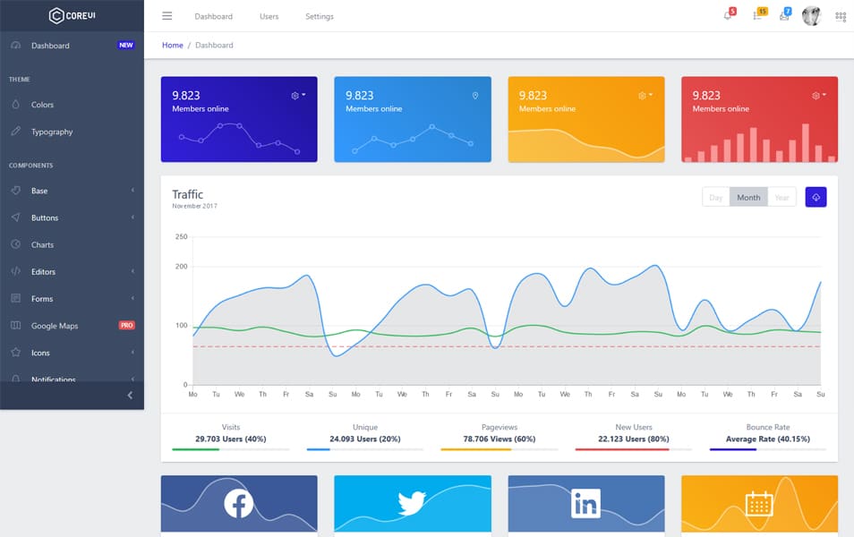 CoreUI Vue - Free Bootstrap Admin Template