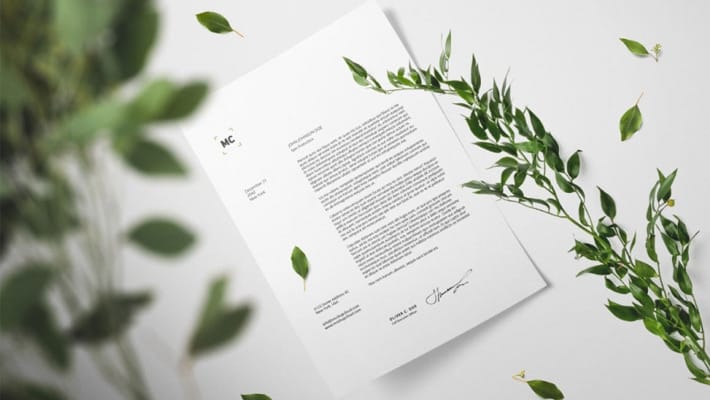 Floral Mockup Free Scene