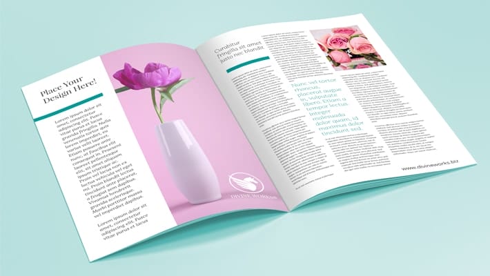 Free A4 Brochure Mockup