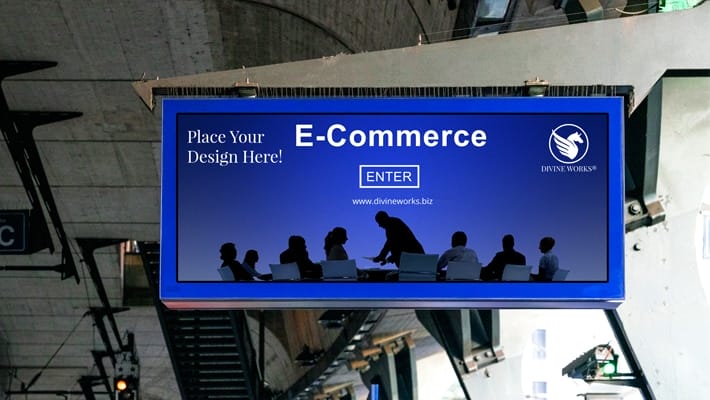 Free Airport Advertisement Mockup PSD