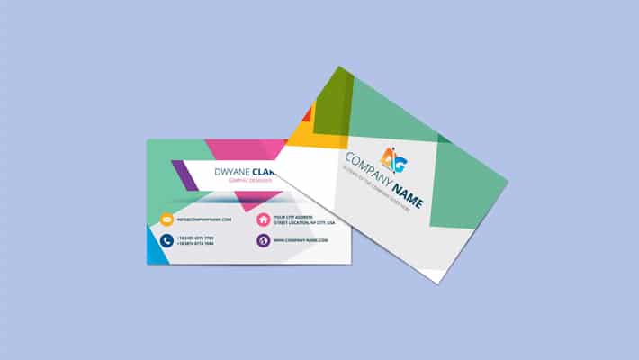 Free Beautiful Horizontal Business Card Mockups