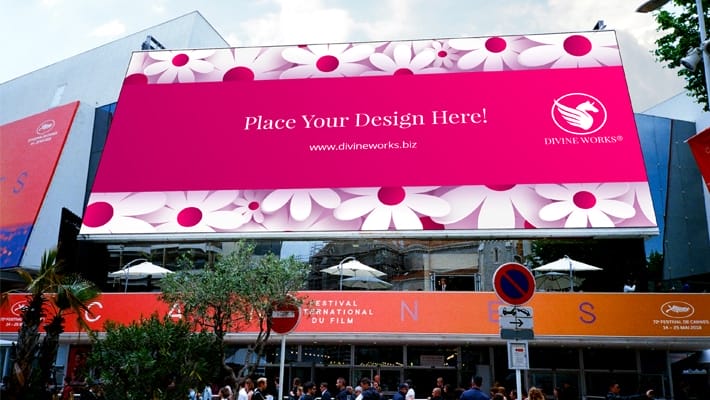 Free Billboard Advertisement Mockup PSD