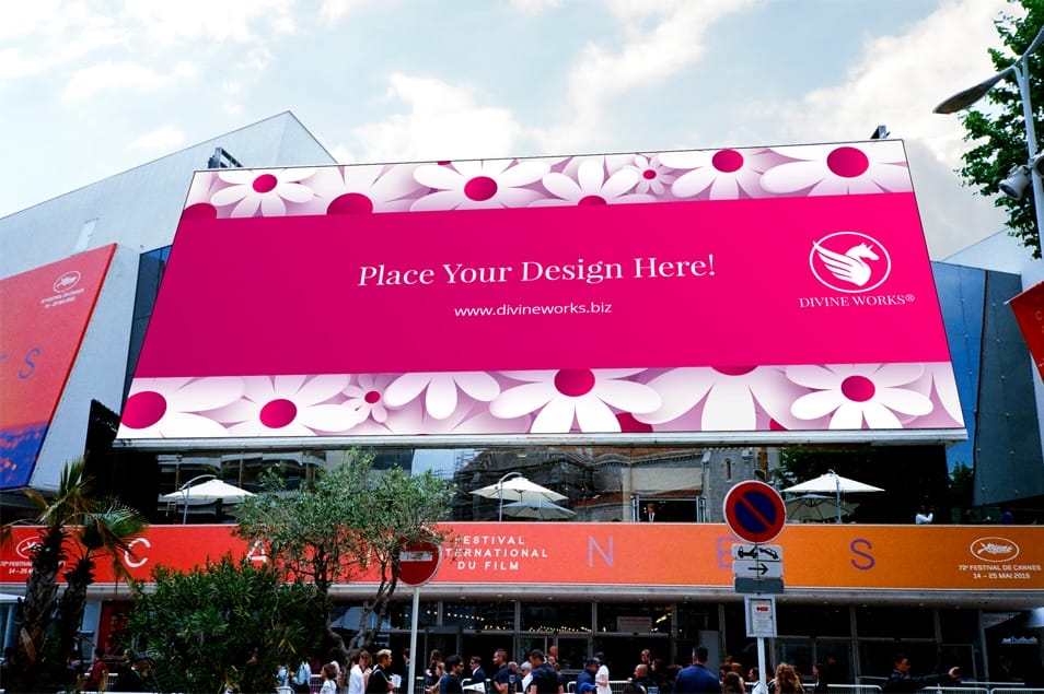 Free Billboard Advertisement Mockup PSD