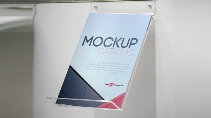 Free Catalog Mock-up in PSD