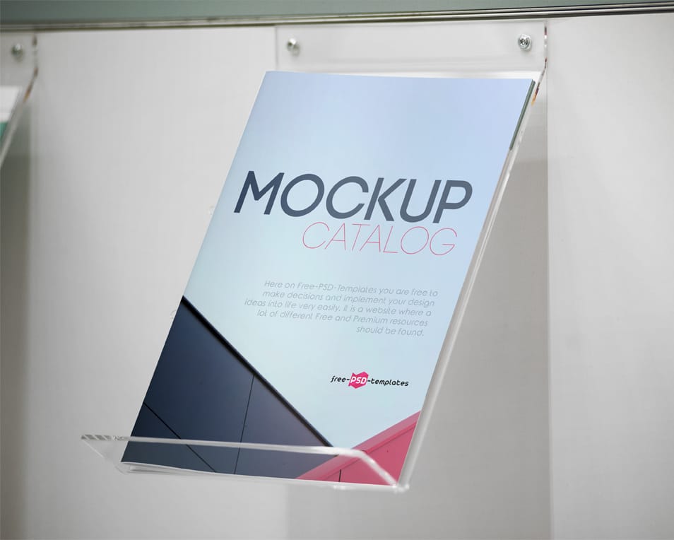 Free Catalog Mock-up in PSD