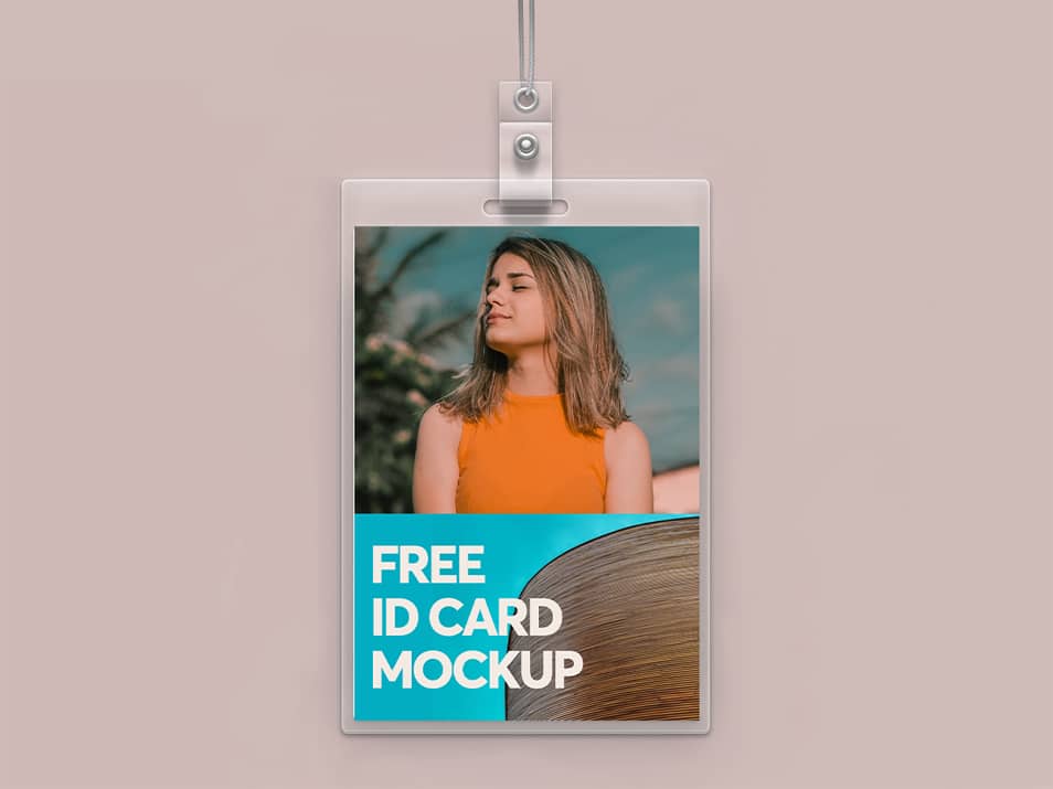 Free ID Card Mockup