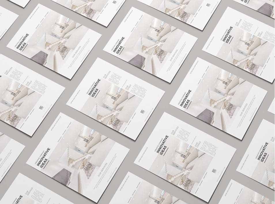 Free Letter Size PSD Flyer Mockup Design For Branding