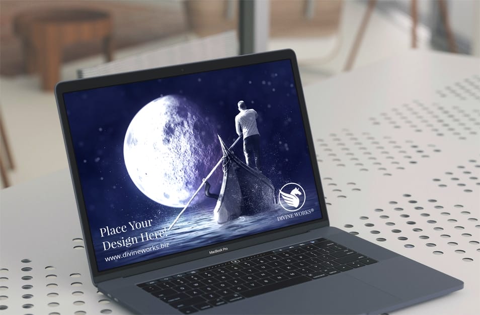 Free Mackbook Pro Mockup PSD