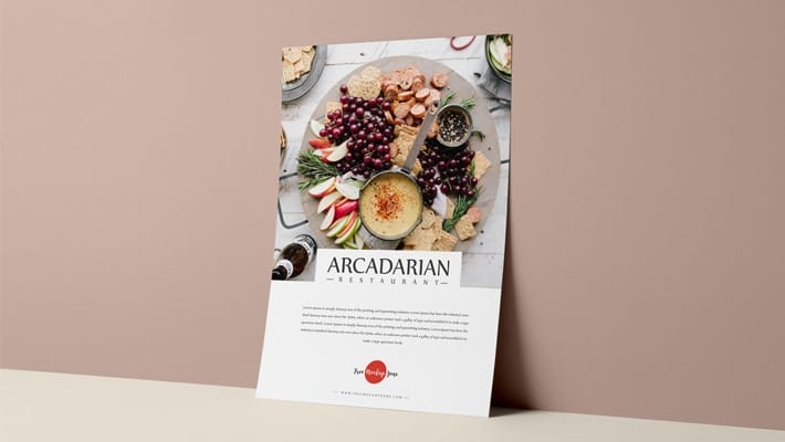 Free Modern Brand Flyer Mockup PSD