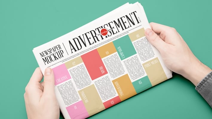 Free Newspaper Mockup PSD