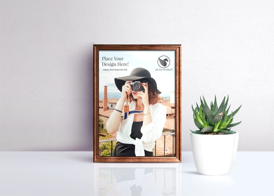 Free Picture Frame PSD Mockup