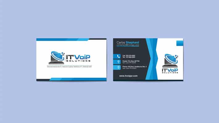 Free Plain Business Card Mockup