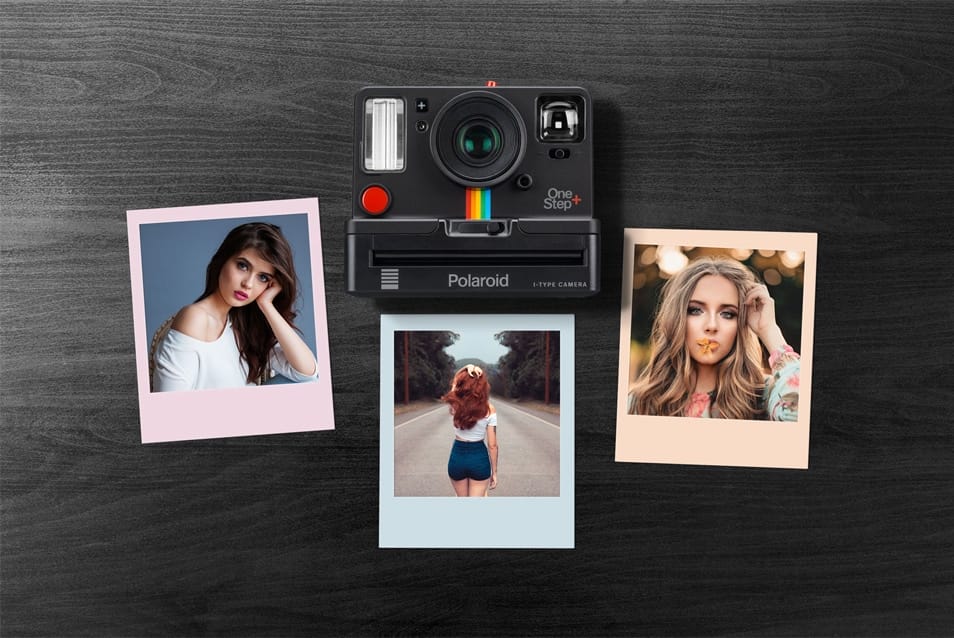 Free Polaroid Photo Collage Mockup PSD
