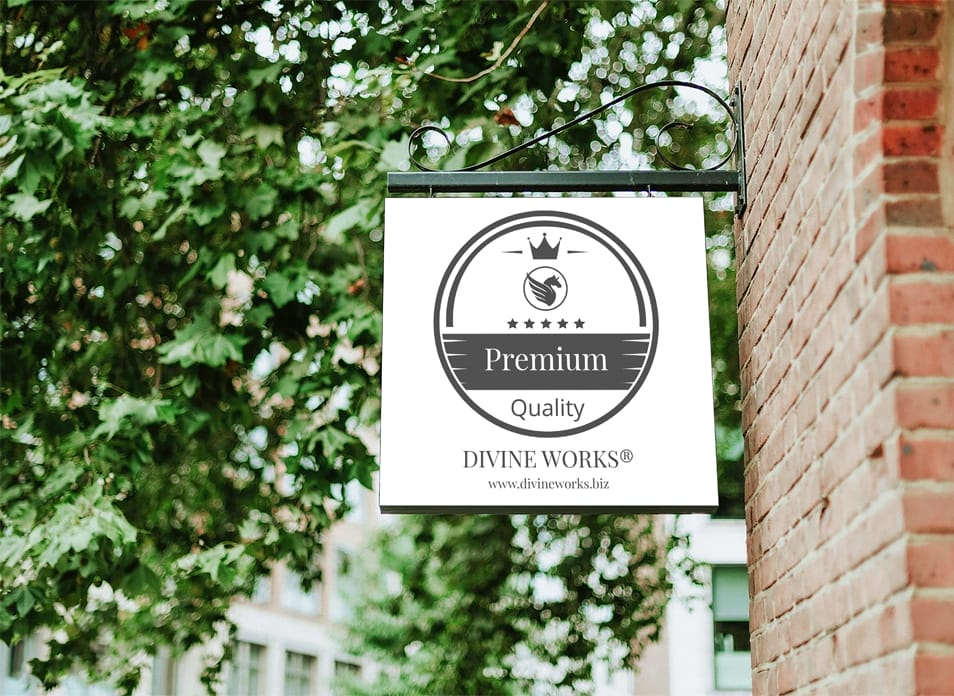 Free Shop Wall Sign Mockup