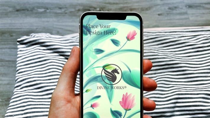 Free iPhone 11 Pro In Hand Mockup PSD