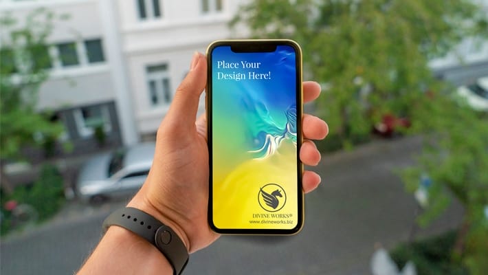 Free iPhone XS Max Mockup PSD