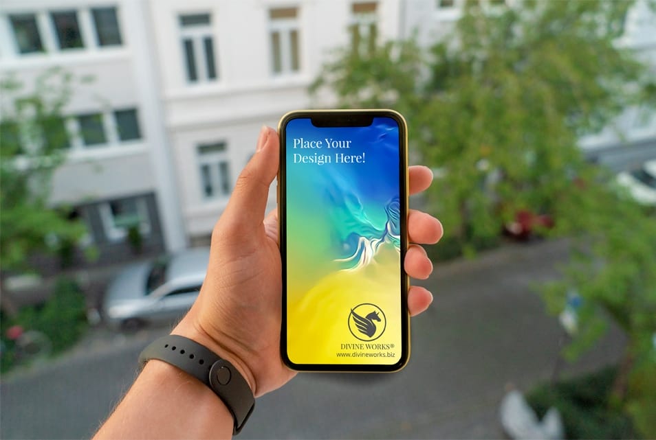 Free iPhone XS Max Mockup PSD
