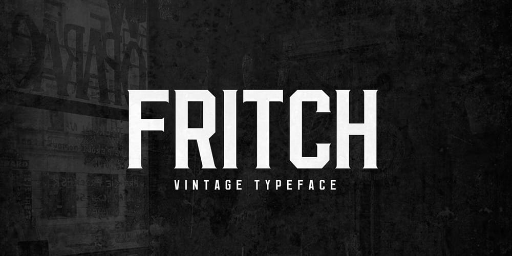 Fritch Vintage Typeface