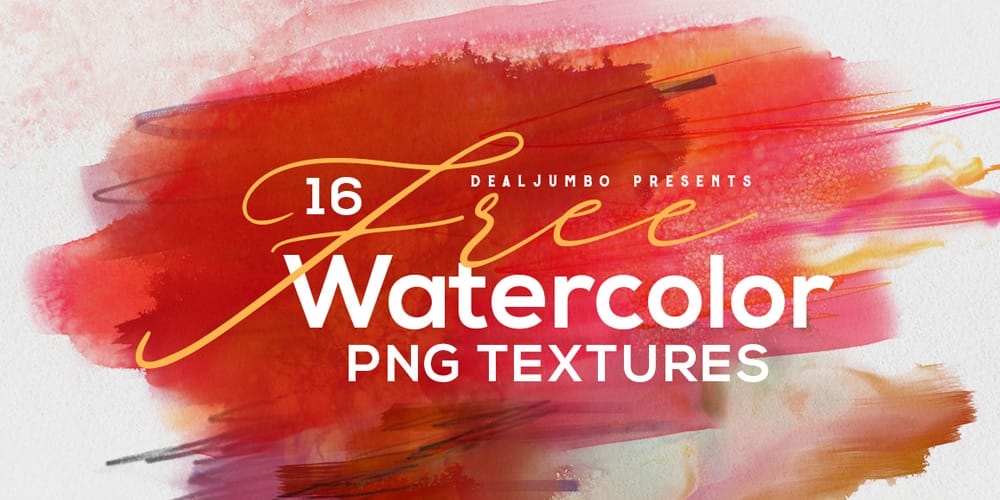 Grunge Watercolor  Shapes and Textures