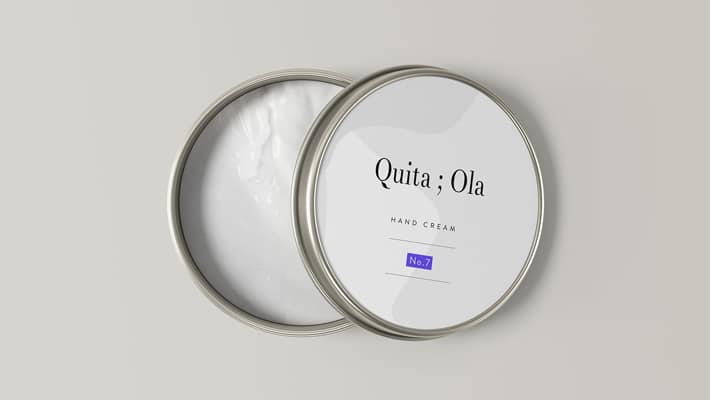 Hand Cream Jar Mockup