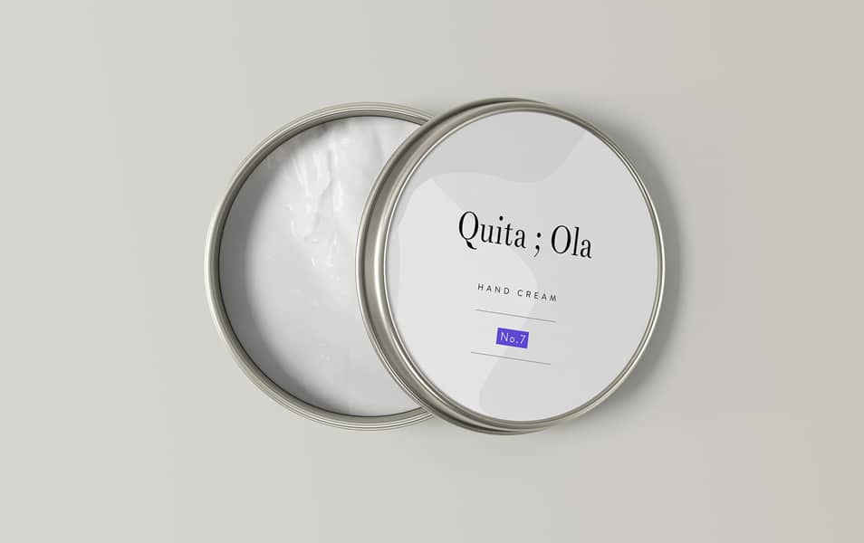 Hand Cream Jar Mockup