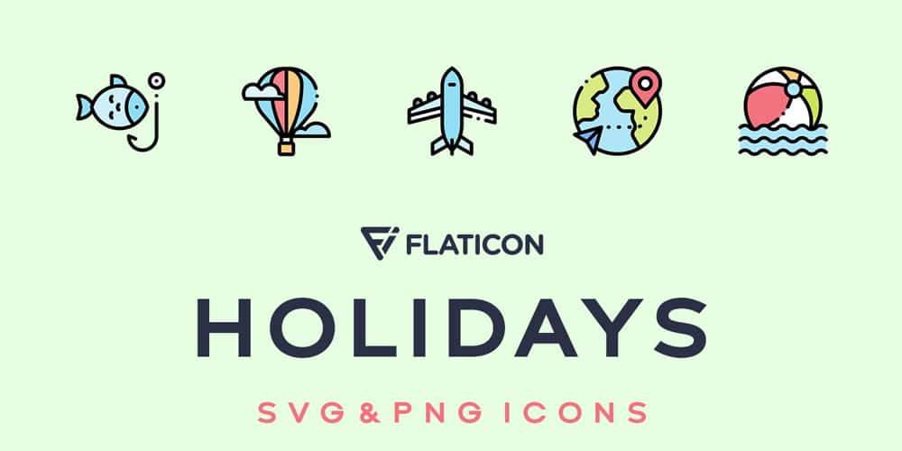 Holidays Vector Icons