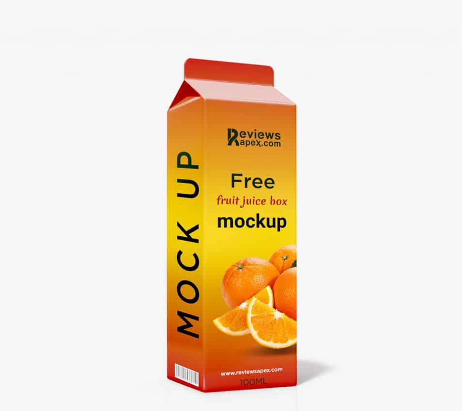 Juice Pack Mockup Free Download PSD