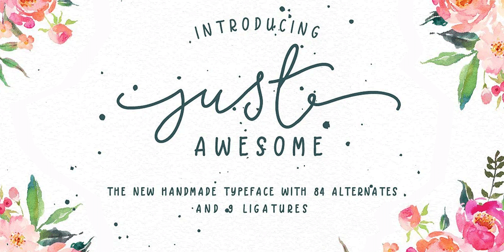 Just Awesome Typeface