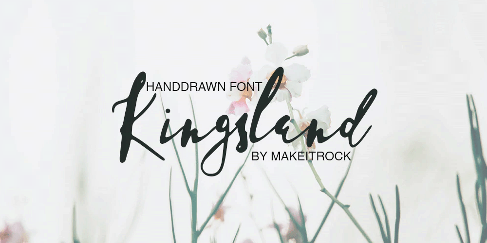 Amazing Free Signature Fonts 82 Kingsland Script