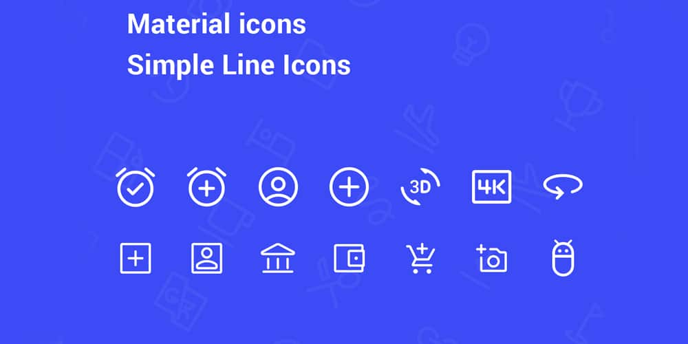 Latest Collection of Free SVG Icons & Illustrations 236 Material Design Line Icons
