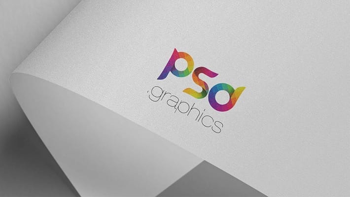 Paper Logo Mockup
