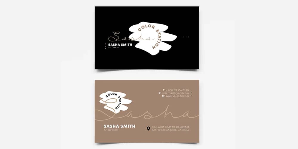 Personal Business Card Template PSD
