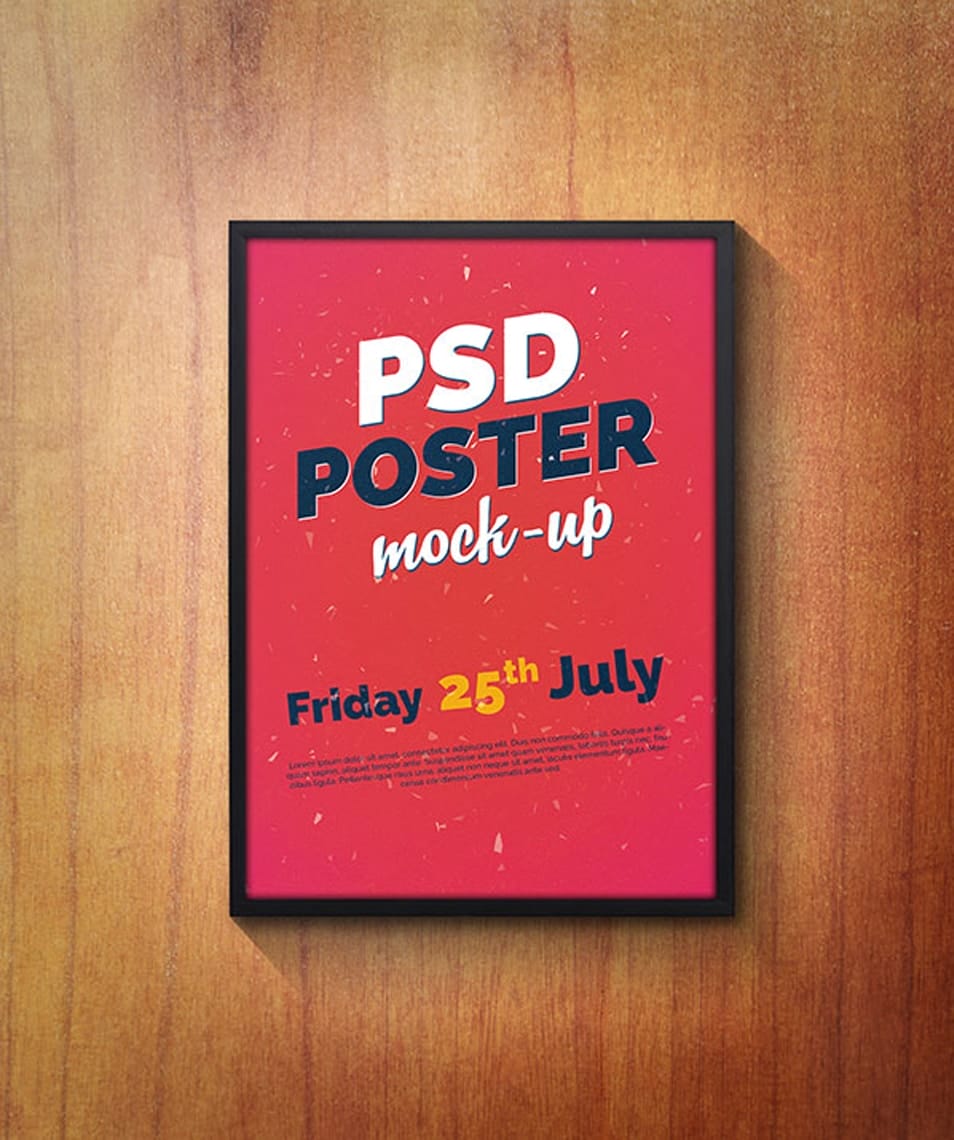 Poster MockUp PSD