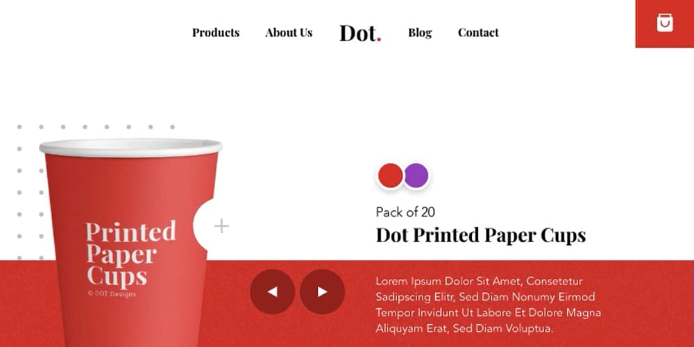 Product Page Animation