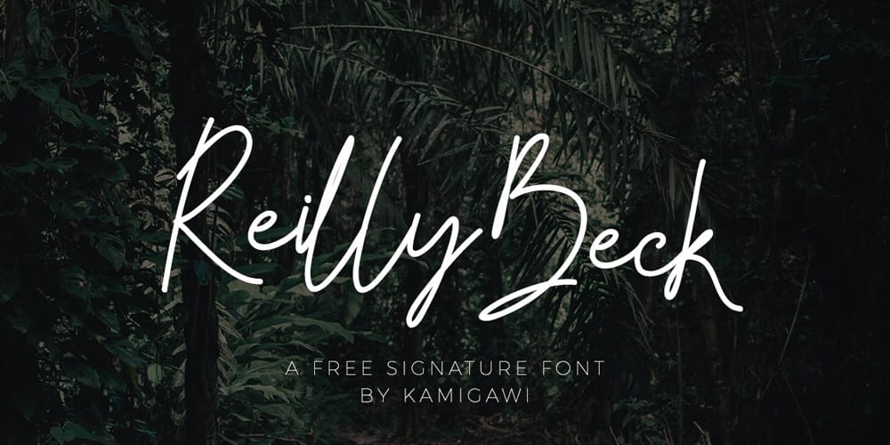 Reilly Beck Signature Font