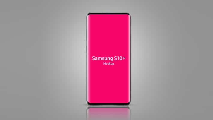Samsung Galaxy S10+ Mockup