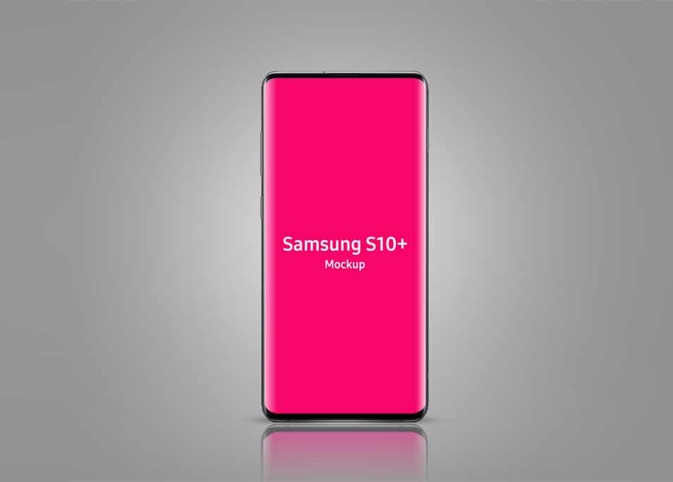 Samsung Galaxy S10+ Mockup