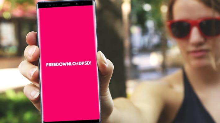 Samsung Note 9 Mockup PSD