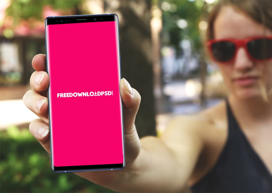 Samsung Note 9 Mockup PSD