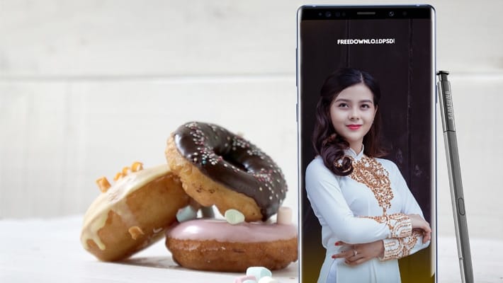 Samsung Note 9 Mockup Template