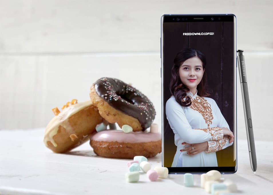 Samsung Note 9 Mockup Template