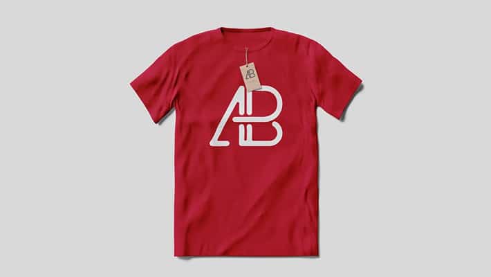 T-Shirt With Tag Mockup