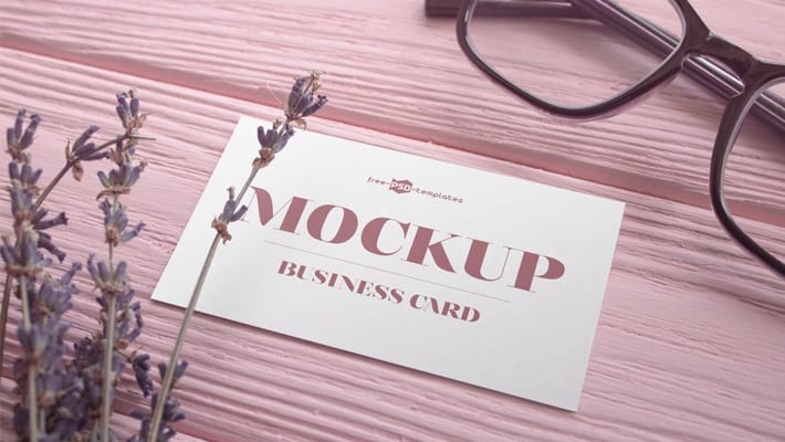 2 Free Business Card Mock-ups in PSD
