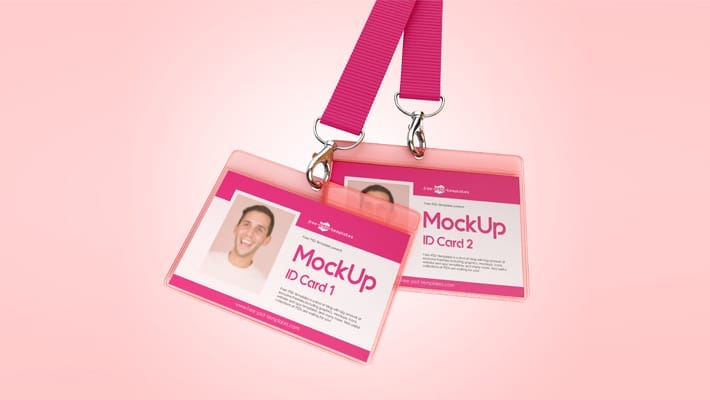 3 Free ID Card Mock-ups in PSD
