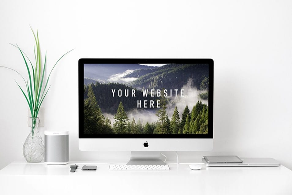 Apple iMac Mockup