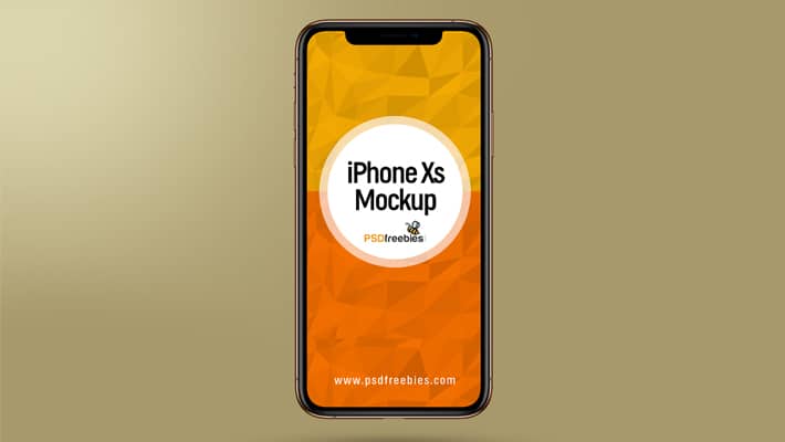 Apple iPhone Xs Mockup PSD