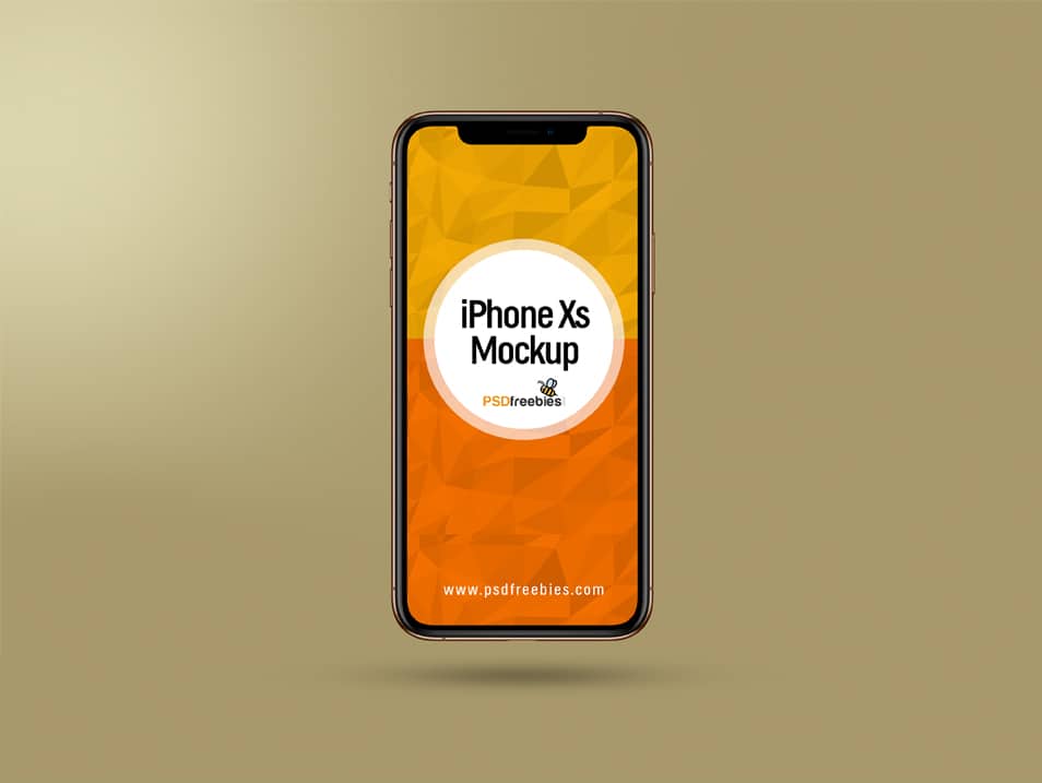 Apple iPhone Xs Mockup PSD