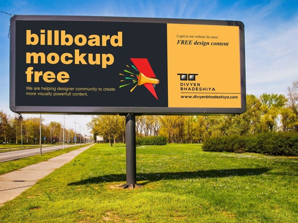 Billboard Mockup PSD