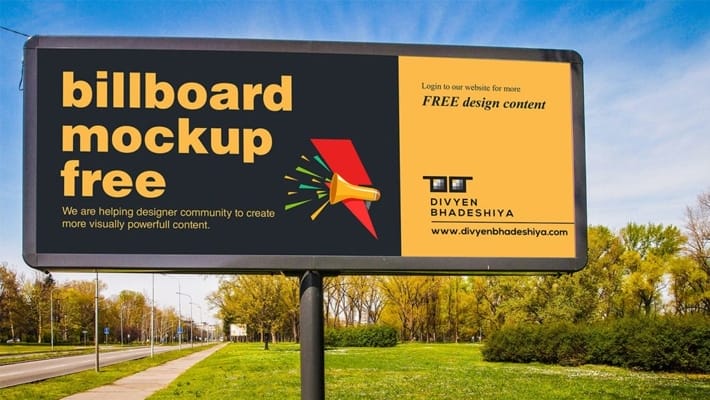 Billboard Mockup PSD